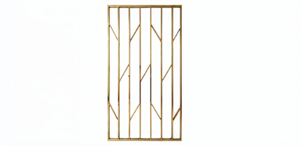 The Geometric Metal Room Divider